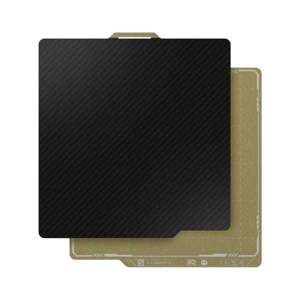 Plateau D'Impression PEI Double Face Noir 257x257mm Pour Bambu Lab X1 X1C X1E P1P P1S A1 - Plaque Flexible Avec Texture Lisse