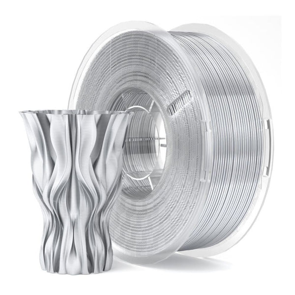 Jamg He - PLA Silk - Argent (Silver) - 1,75 mm - 1 kg - Refill avec RFID TigerTag