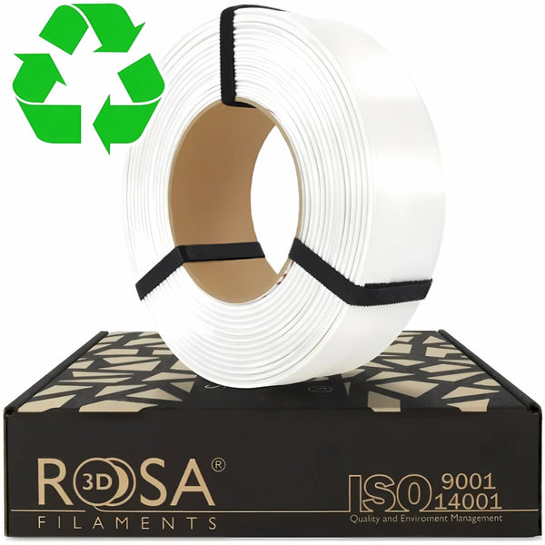 Rosa3D - PCTG - Blanc Neige (Winter White) - 1,75 mm - 1 kg Refill avec RFID TigerTag main image 0