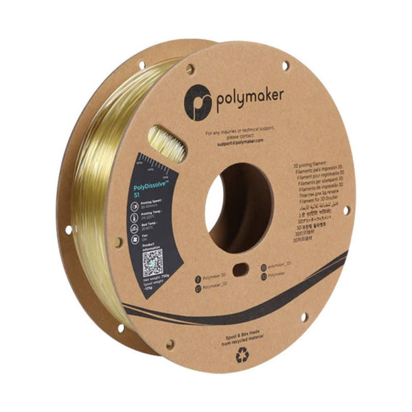 Filament Polymaker PolyDissolve S1 PVA - 1,75 Mm - 750 G - Filament Soluble Pour Support D'impression 3D