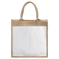 MissKraft - Sublimation - Tote Bag en Jute - 25 x 25 x 10 cm