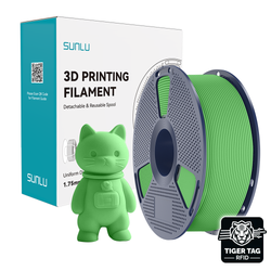 Sunlu - PLA Matte - Vert (Green) - 1,75 mm - 1 kg avec RFID TigerTag