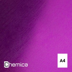 Chemica - Metallic - Fuschia - Feuille 30 cm x 20 cm