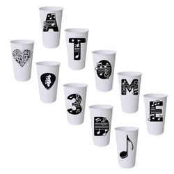 MissKraft - 10 Ecocups pour Sublimation  - 550 ml