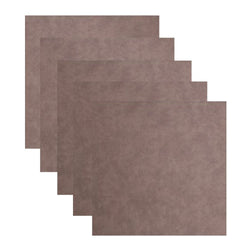Craft Express - 5 Feuilles Effet Cuir pour sublimation - Marron Taupe - 30 x 30 cm