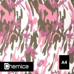 Chemica - Fashion - Militaire Rose (Army Pink) - Feuille 30 cm x 20 cm