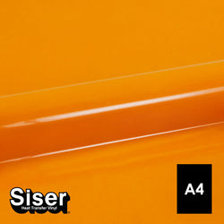 Siser - Basic Flex - Feuille A4 Thermocollant - (A0005) Jaune Soleil - 20 x 30 cm