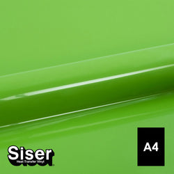 Siser - Basic Flex - Feuille A4 Thermocollant - (A0058) Vert Pomme - 20 x 30 cm