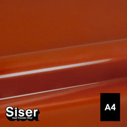 Siser - Basic Flex - Feuille A4 Thermocollant - (A0101) Orange Texas - 20 x 30 cm