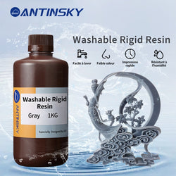 Antinsky - Washable Rigid Resin - Gris (Gray) - 1 kg