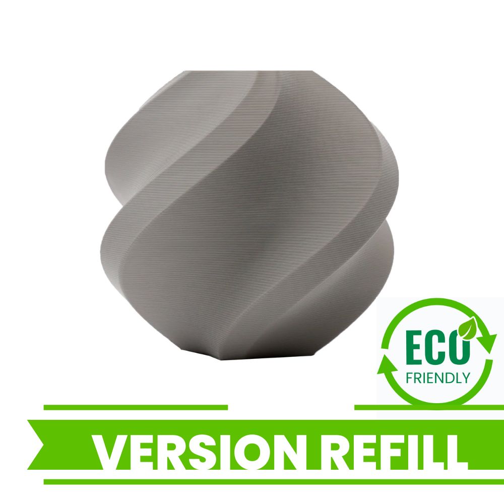 Atome3D.com - Bambu Lab - PLA Basic - Gris (Gray) - 1,75 mm - 1 kg Refill
