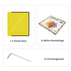 BIQU - Panda Door - BambuLab Séries P1/X1 Jaune (Yellow) - Porte PC