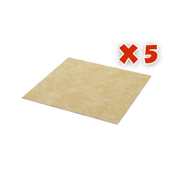 Craft Express - 5 Feuilles de Cuir pour découpe et gravure laser - Marron Clair - 30,5 x 30,5 cm