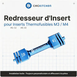 CNC Kitchen - Outil d’Insertion pour Inserts Filetés (Insert straightener) - M3/M4