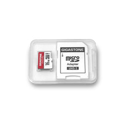 Gigastone - Carte microSD 16 Go SDHC avec adaptateur SD - U1 Classe 10