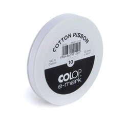 Colop - E-Mark Go - Ruban Coton - 10 mm x 25 m