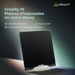 Creality Hi - Plateau d'impression en Résine Époxy - 280 x 265 mm