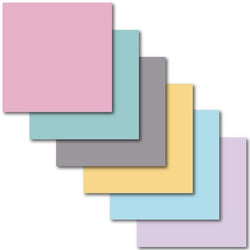 Cricut - Assortiment Vinyles Permanents Brillants - Pastels