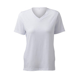 Cricut - Maker/Explore/Joy - T-shirt Femme col V - Blanc (White) - Taille S