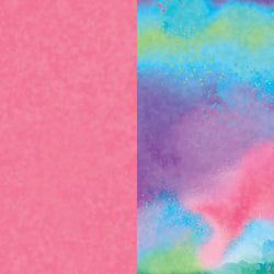 Cricut - 2 Feuilles de Transfert avec Motifs Infusible Ink - Watercolor Splash - (30,5x30,5cm)