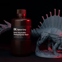 Elegoo - Résine Water Washable 8k - Gris (Space Grey) - 1 kg