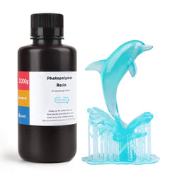 ELEGOO - Résine UV ABS-Like - Bleu Translucide (Clear Blue) - 1 kg