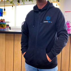 Veste zippée à capuche Atome3D - Manches Longues - Unisexe