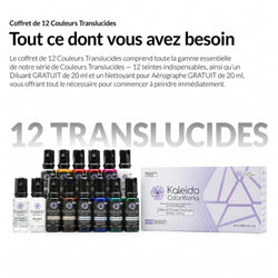Kaleido ColorWorks - Translucent - Pack 12 Couleurs Translucides (12 Translucent Colors Set)