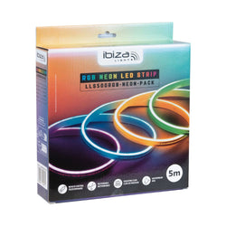 Lotronic - Bande LED IP65 Néon - RGB - 5 m - 3 pièces