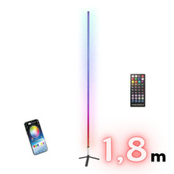 Lotronic - Tube Lumineux sur Pied - RGB - 1,8 m