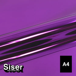 Siser - Metal Flex - Feuille A4 Thermocollant - (MT0015) Violet Métallisé - 20 x 30 cm