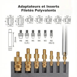 Mintion - Embouts Thermofixés et Kits Filetés (Heat Set Insert Tips and Threaded Kits)