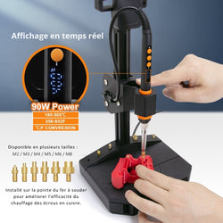 Mintion - Set d'Insertion Thermique Pour Impression 3D (Nutopress Heat Set Insert Tool) for CNC Kitc