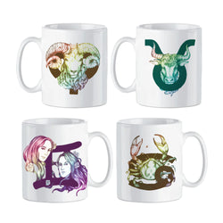 MissKraft - Lot de 4 Mugs pour Sublimation - 440 ml-Sublimation