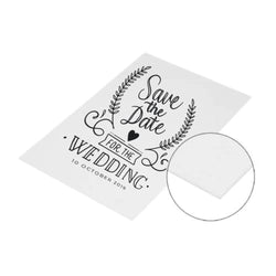 MissKraft - Sublimation - 5 Plaques en aluminium - Blanc Brillant - 100 x 150 mm - Personnalisé