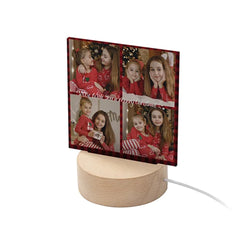 MissKraft - Sublimation - Cadre Photo Acrylique Carré - 13 x 15 cm - Sublimé