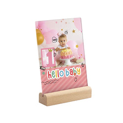 MissKraft Sublimation | Cadre Photo Acrylique Carré | 15,2 x 20,3 cm - sublimé