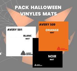 Pack Halloween - AVERY 500 - Vinyle 24 cm - Mat