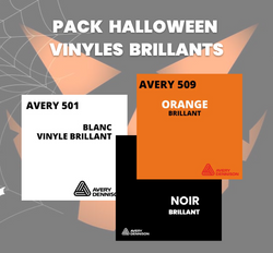 Pack Halloween - AVERY 500 - Vinyle 30 cm - Brillant