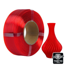 R3D - PLA High-speed - Rouge Transparent (Transparent Red) - 1,75 mm - 1 kg Refill
