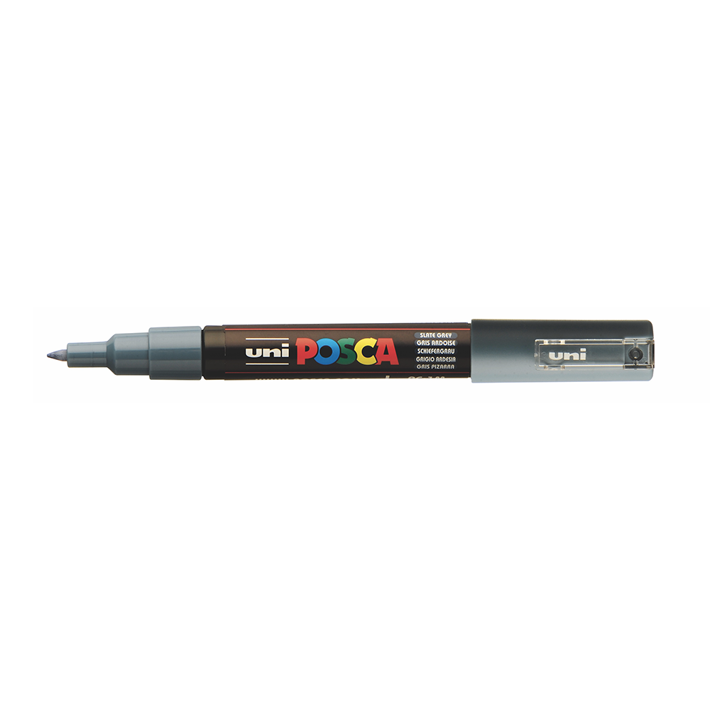 Atome3D.com - POSCA - Marqueur Pointe Conique Extra Fine - Gris Ardoise