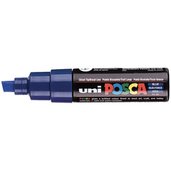 POSCA - Marqueur Pointe Biseautée Large - Bleu Foncé