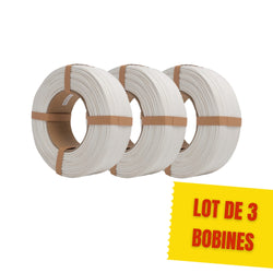 Pack Refill eSun - 3x ePLA Matte Blanc Laiteux