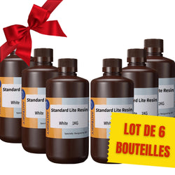 Pack Antinsky - 6x Standard Lite Resin - Blanc (White) - 1 kg
