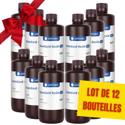 Pack Anycubic - 12x Standard Resin V2 - Gris (Grey) - 1 kg