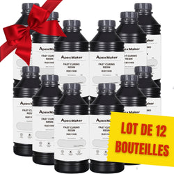 Pack ApexMaker - 12x Résine Fast Curing - Gris (Gray) - 1 kg