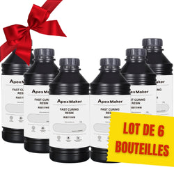 Pack ApexMaker - 6x Résine Fast Curing - Gris (Gray) - 1 kg