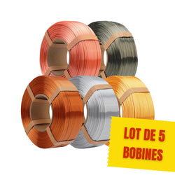Pack Métallique Refill eSun - 5x ePLA-Silk