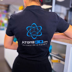 Polo Atome3D - Manches Courtes - Femme