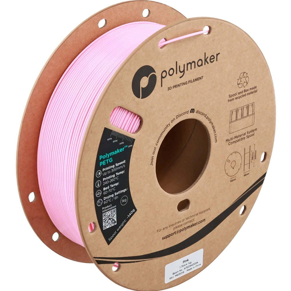 Petg Roses Atome3D.com - Polymaker - PETG - Rose (Pink) - 1.75 mm - 1 kg